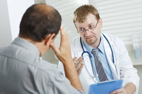 Consultatioun mat engem Dokter fir Prostatitis
