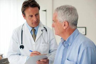 Dokter prescribe Behandlung fir prostatitis
