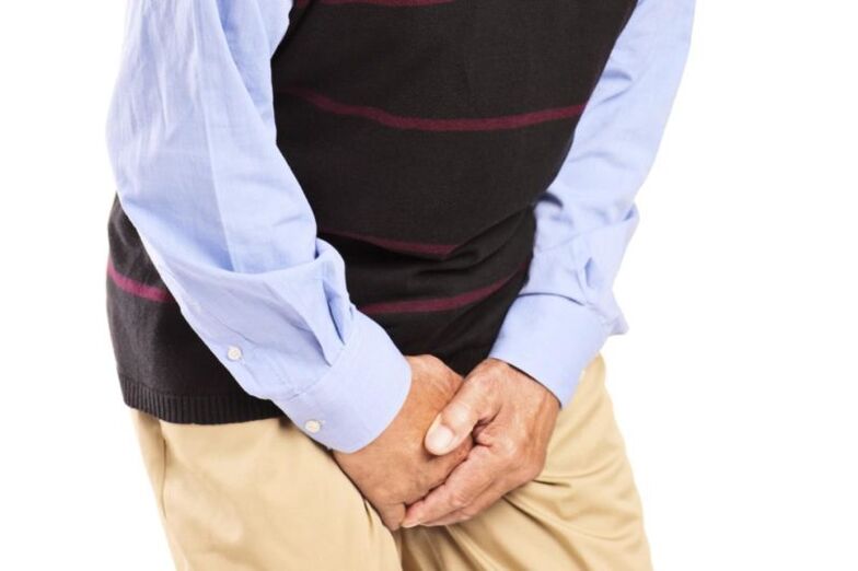 Nagging Péng an de Genitalien ass den Haaptsymptom vun der Prostatitis